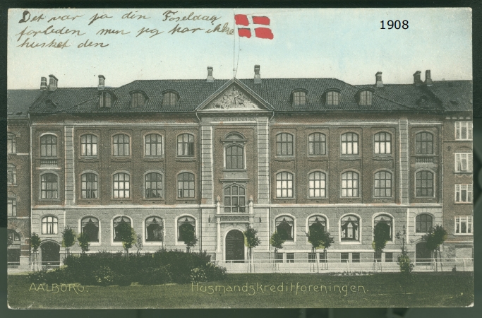 Postkort fra ca. 1908 med Kreditforeningens ejendom